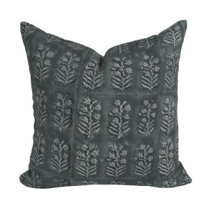Indian Printed Pure Linen Indoor Pillow Cover - Inderdhanush